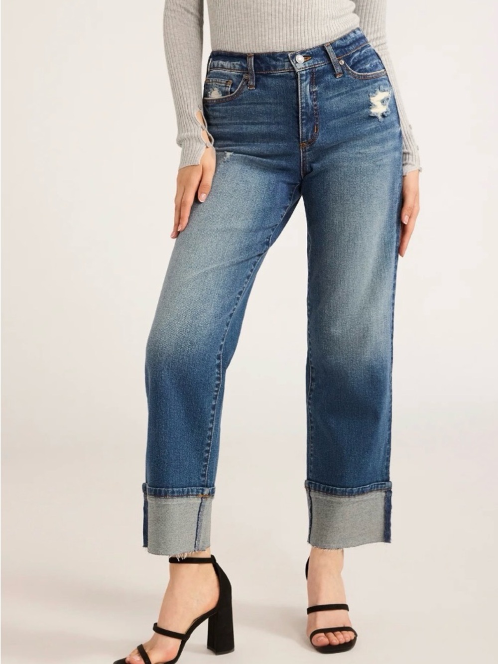 Scoop Benton High Rise Denim Jean 4